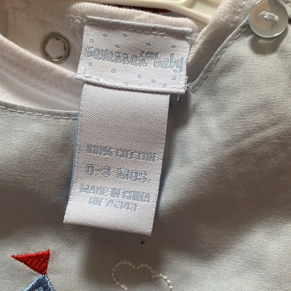 Savanna Baby Sailboat One Piece Size 0-3 Months - Picture 2 of 3
